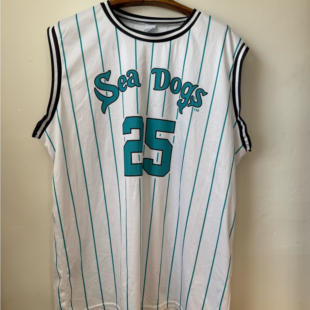 Portland Sea Dogs Pinstripe basketball Jersey Tank